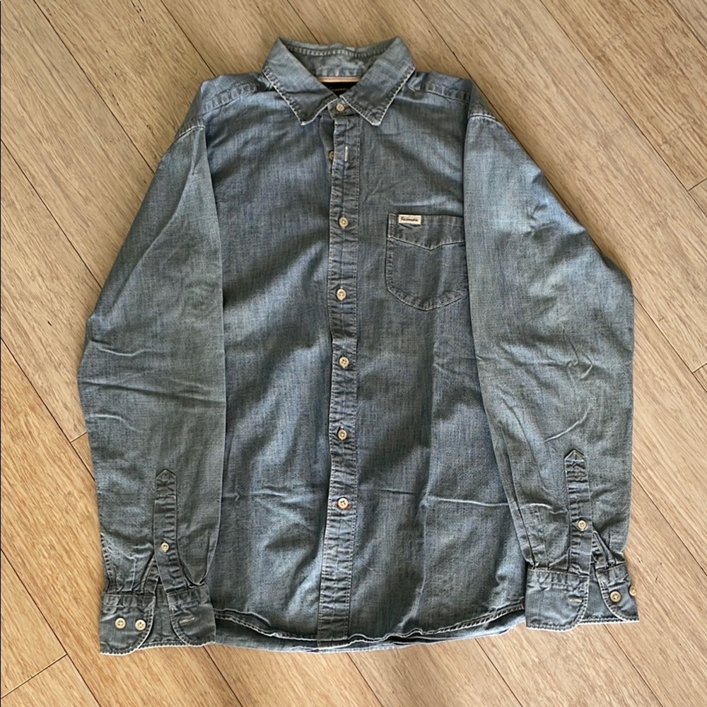 Faconnable Light Weight Denim Button Up
